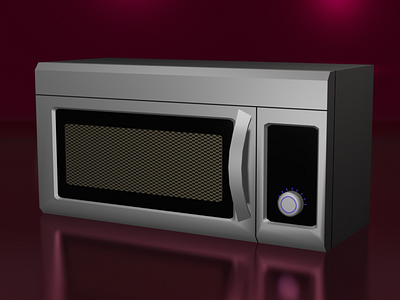 Microwave 3D Design 3d 3d modeling blender concept design design industrial design product design