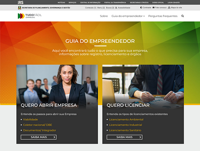 Tudo Fácil Empresas design ui ux