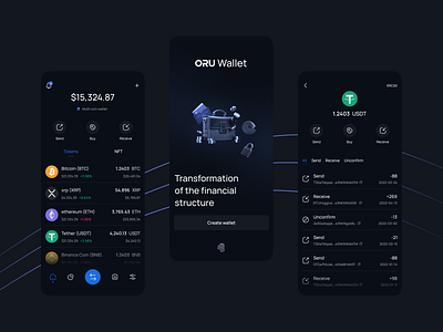 Crypto Trading App (ORU Wallet)