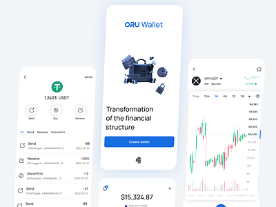 Crypto Trading App (ORU Wallet)