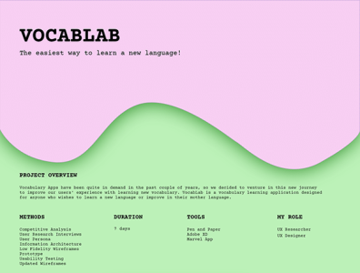 VocabLab app branding design graphic design logo typography ui ux
