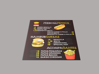 Testi Burger Flyer 2 branding design graphic design