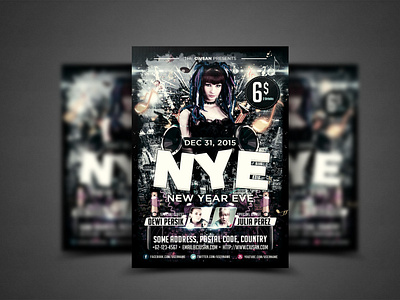 New Year Eve Flyer Template