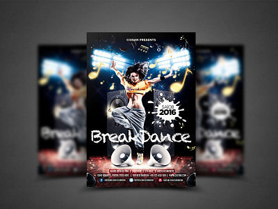 Breakdance Flyer Template