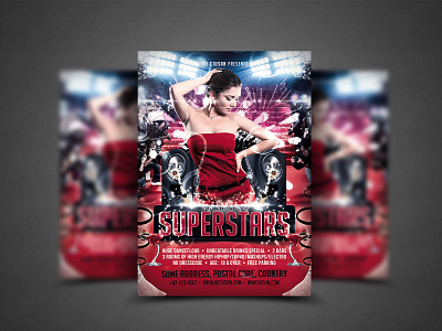 Superstars Flyer Template