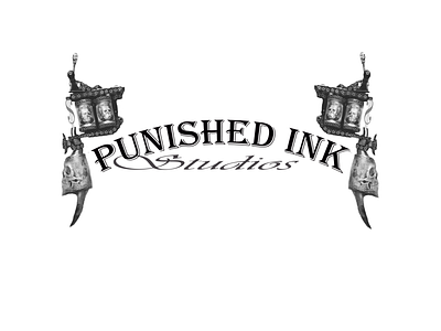 Punishedink Logo Design photoshop