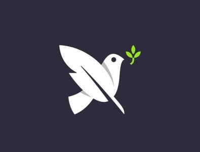 simpel pigeon logo design