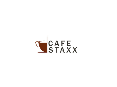 cafe staxx branding branding design design graphic design logo