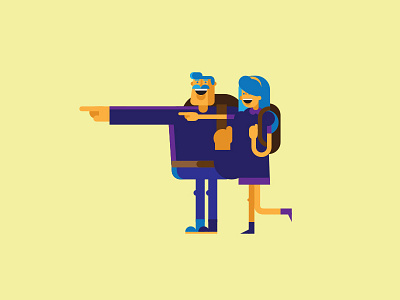 look tourists! characters illustration tourists travel vector