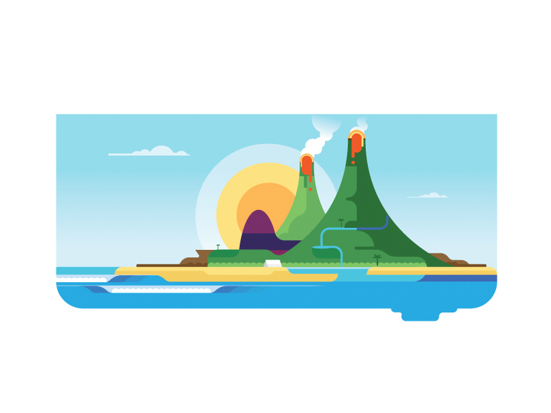 The island by JONES&CO on Dribbble