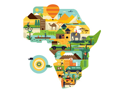 Africa africa map maps vector