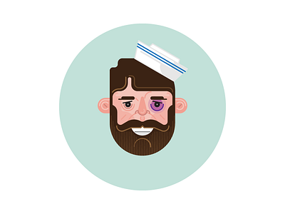 Sailor portrait character explainer motion navy person sailing sailor