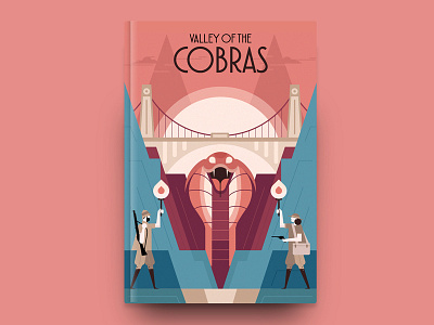 Valley of the Cobras art artdirection book direction editorial illustration vector