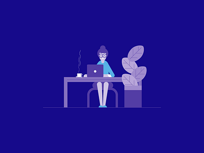 office job characters hr office people retro style styletest ui ux website workforce