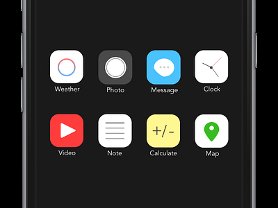 iOS icon redesign