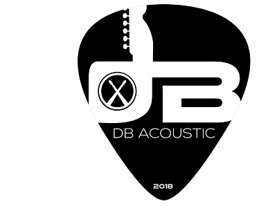 DB Acoustic Logo branding design icon illustration logo typography vector