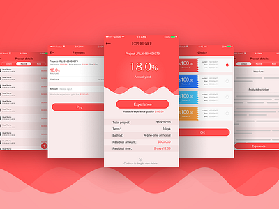 User Interface app chat data dog interface ios photoshop pink recent red sketch