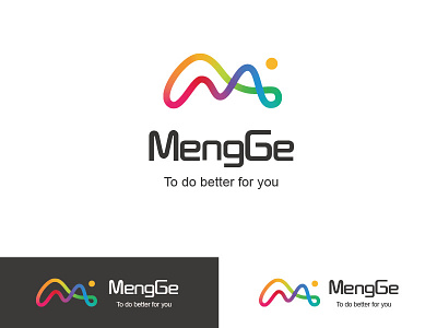 MengGe 01 brand enterprise intelligence logo m new online retailers originality recent shot work progress