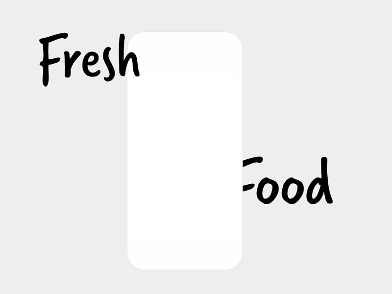 Fresh Food App animation app camera colorful food gif icons illustration mobile responsive scan ui