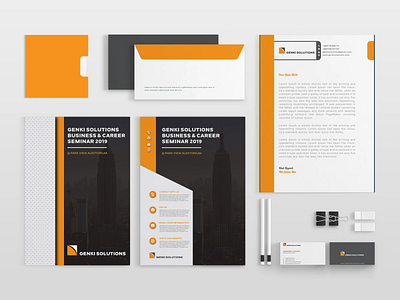 Corporate branding identity for your company