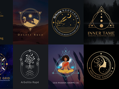Sacred geometry or mystical or spiritual logo design services