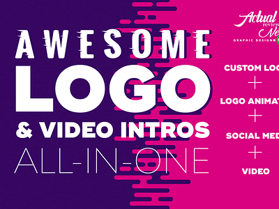 awesome logo concepts and free video intro