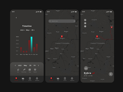 MAP - UI Mobile Application Design