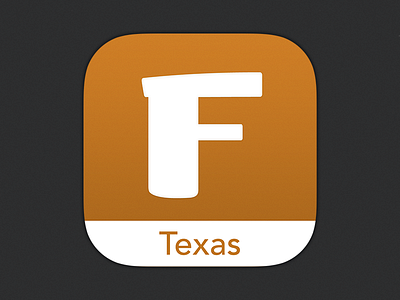Texas FanGuide iOS app icon football icon ios sports texas