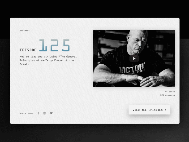 Jocko Podcast Redesign