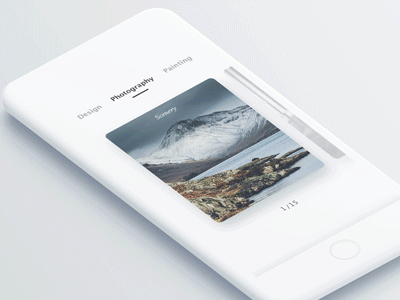 A picture app interactive animation gif