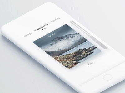 A picture app interactive animation