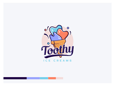 TOOTH + ICE CREAM LOGO