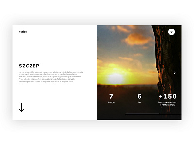 szczep's landing page — website