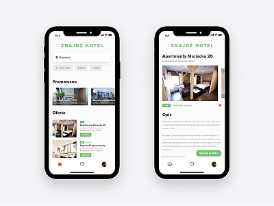 FindHotel — app app clean find hotel mobile ui