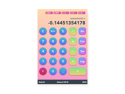 Calculator calculator dailyui uichallenge