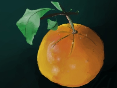 Clementine digital art