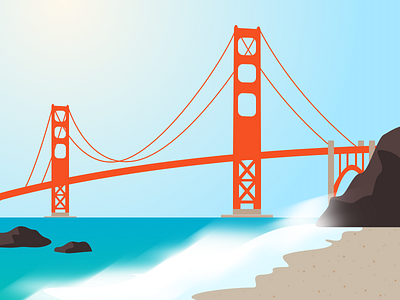 Golden Gate Bridge (view from Baker Beach)