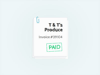 Stack Of Invoices illustration invoices paper paper clip