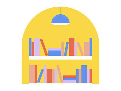 What does your community look like? books config2020 figma illustration library light shelves