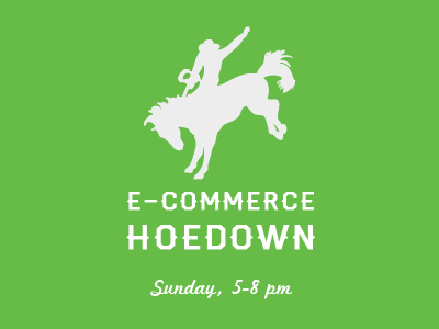 E-commerce Hoedown cowboy print sxsw