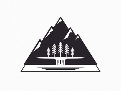 The Outdoors branding design flat logo vector