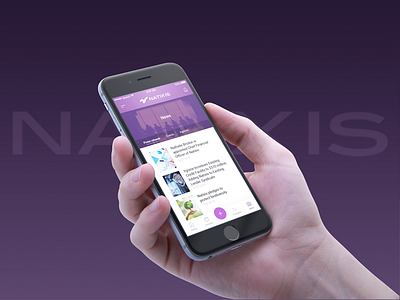 Natixis News App app interface natixis news ui user experience ux
