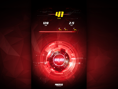 Prozis Game UI for Fitness Equipment