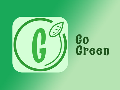 GoGreen mock app app branding design environment figma green icon logo mobile ui