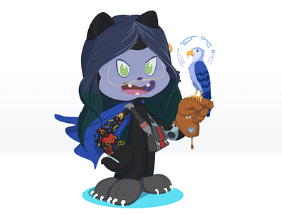 Witchocto design github githubcat illustration octacat octocat octtocat