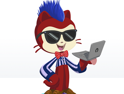 The Cool Coder ! design github githubcat illustration octacat octocat octtocat