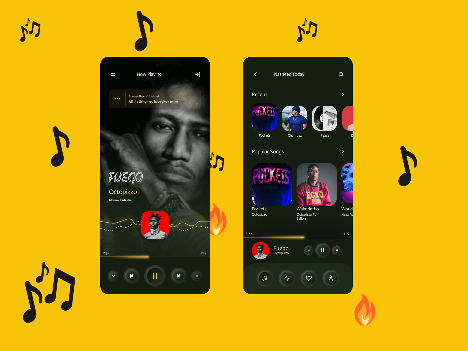 Music Streaming App by RICHARD GACHUHI on Dribbble