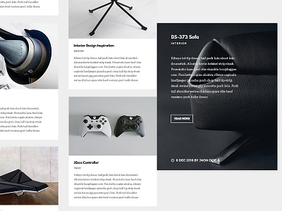 Helix Minimal Blog blog minimal ui webdesign