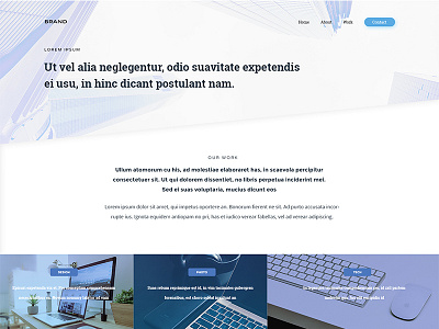 Portofolio Website Concept minimal portofolio ui webdesign