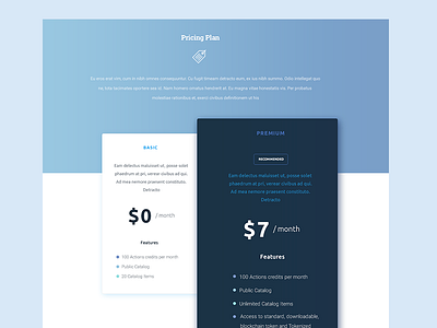 Pricing Plan plan pricing ui webdesign